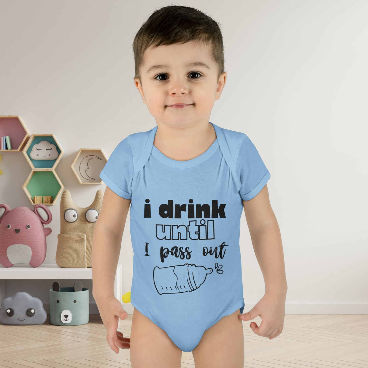 I Drink Until I Pass Out Infant Baby Rib Bodysuit
