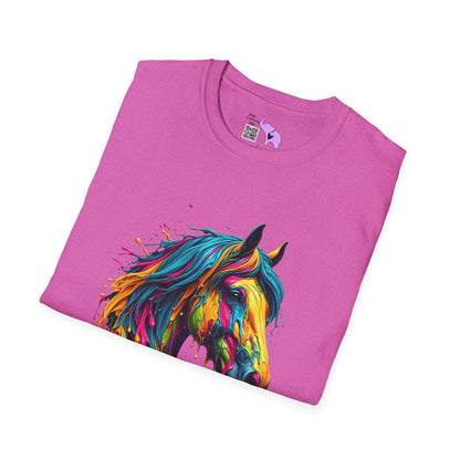 Colorful Horse Adult T-shirt