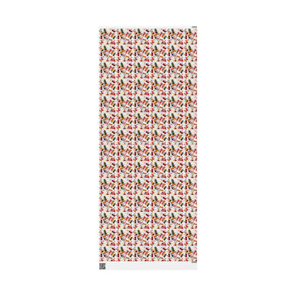 Bombastic Christmas Custom Name Wrapping Paper (Zachary)