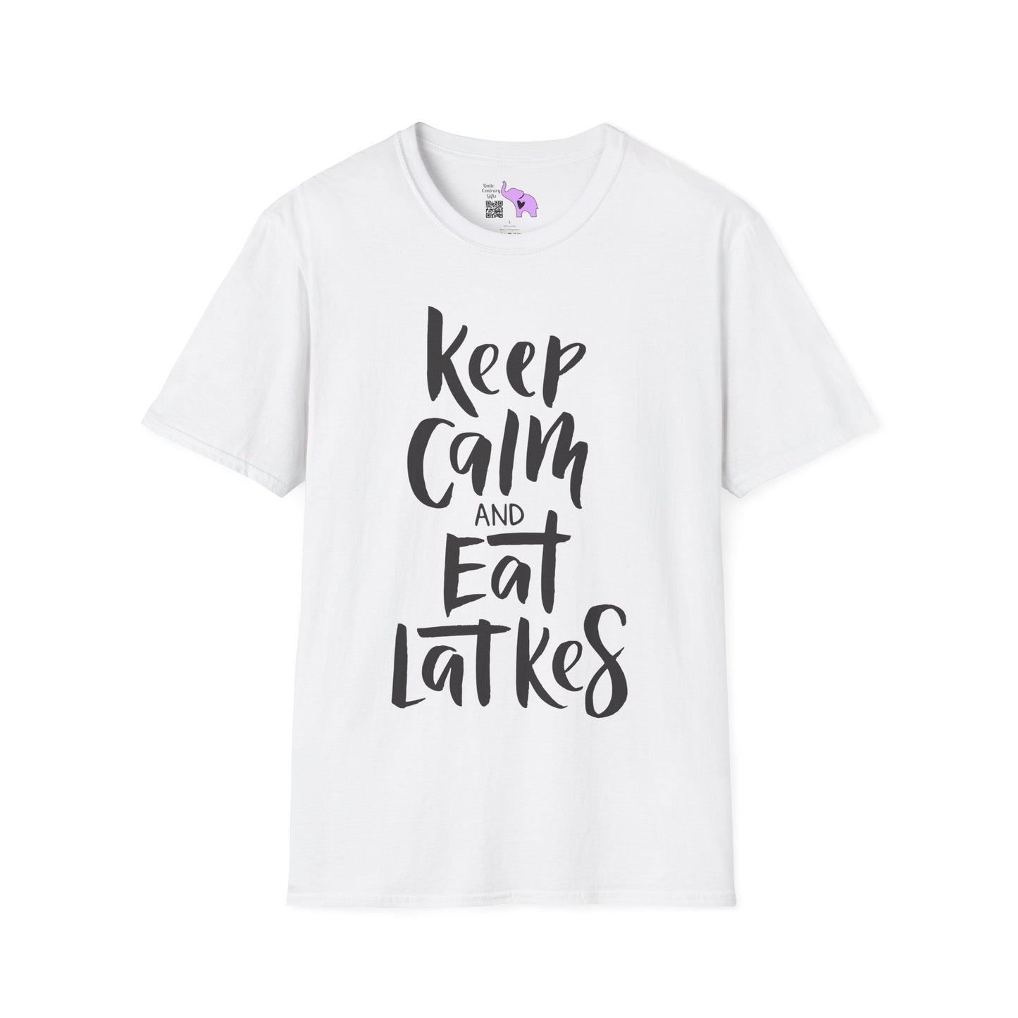 Keep Calm & Eat Latkes 2 Adult T-shirt