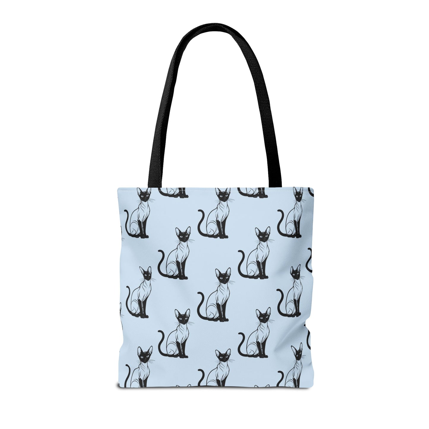 Siamese Charm – Ocean Breeze Canvas Tote Bag