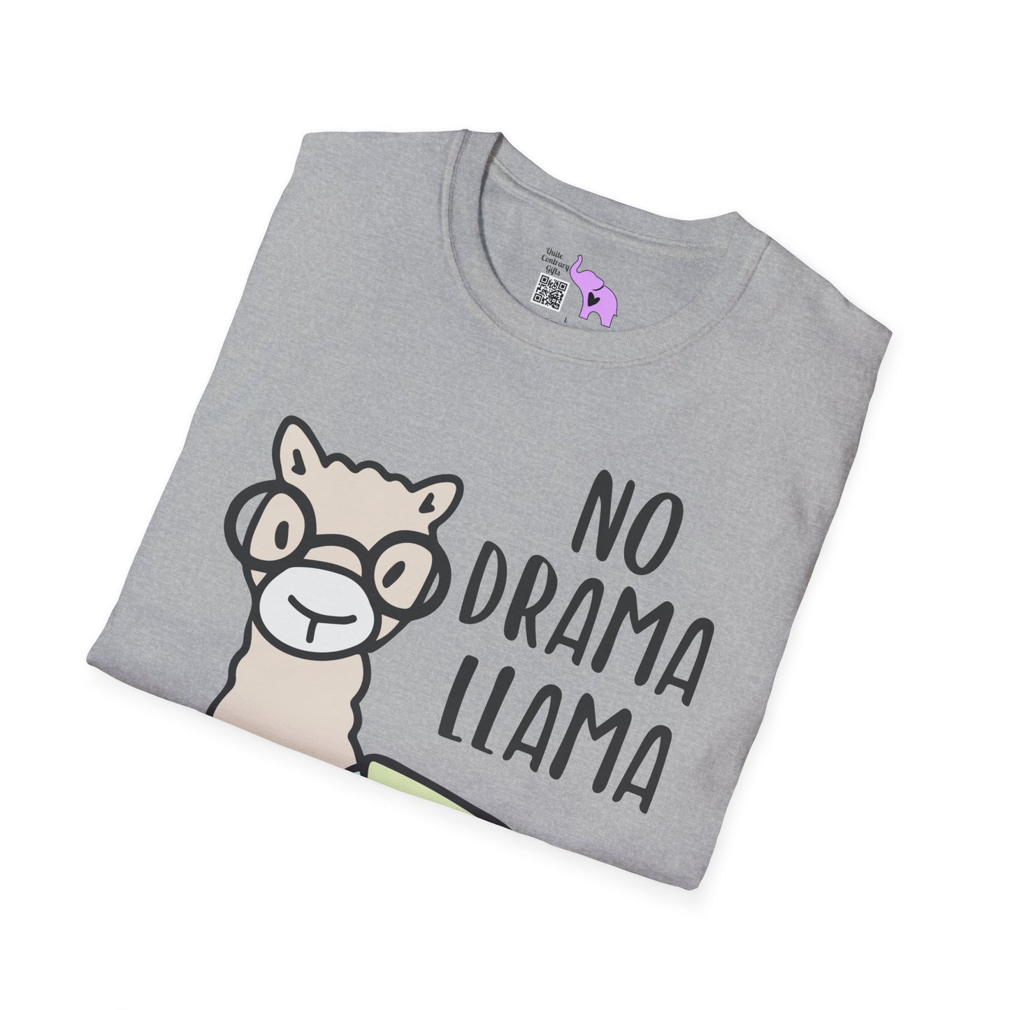 No Drama Llama Adult T-shirt