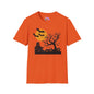 Spooky House & Graveyard Adult T-shirt
