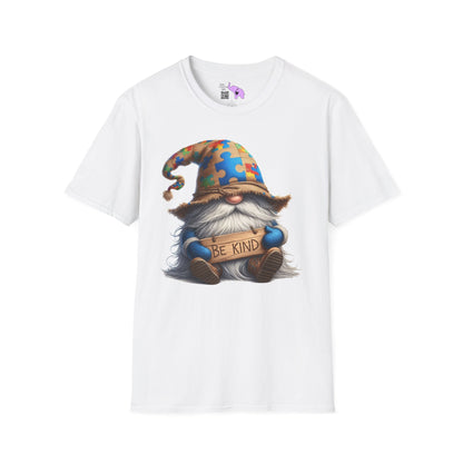 Be Kind Autism Awarness Gnome Adult T-shirt