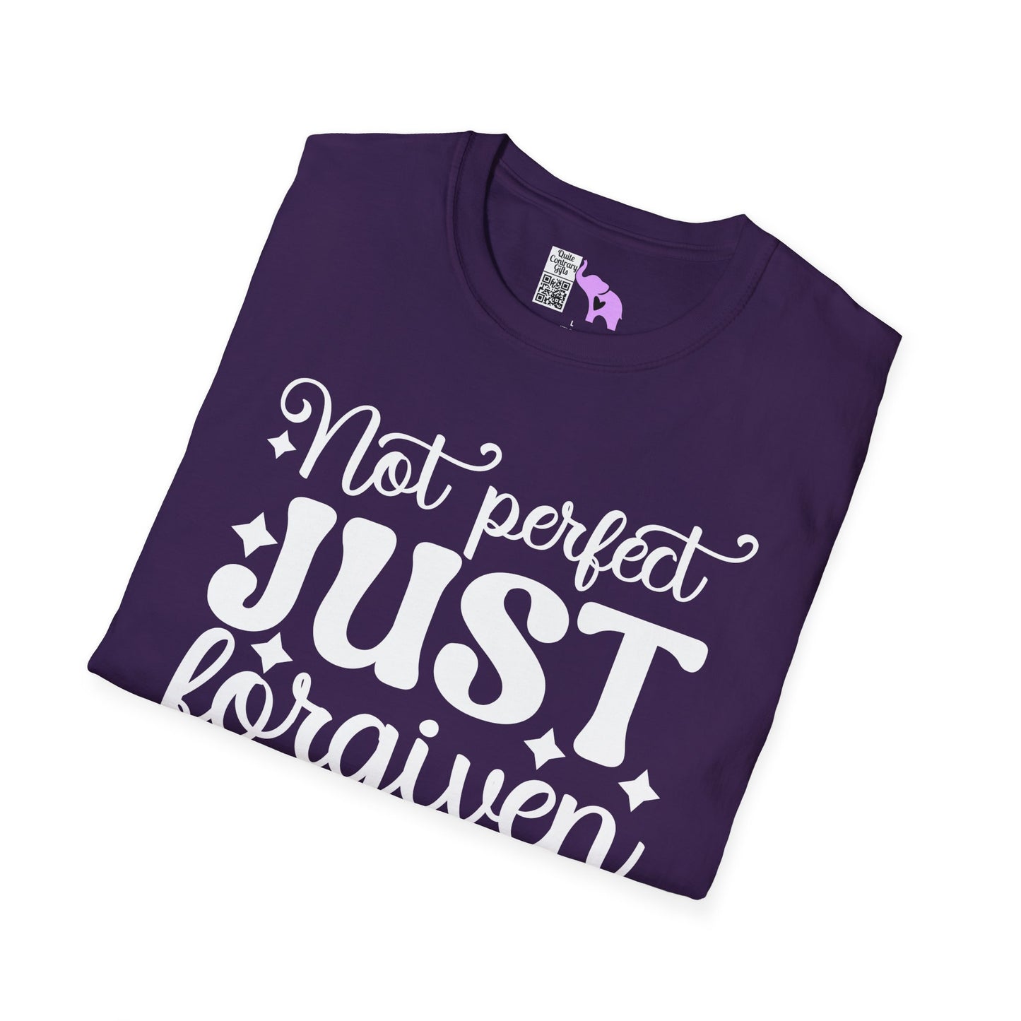Not Perfect Just Forgiven Adult T-shirt