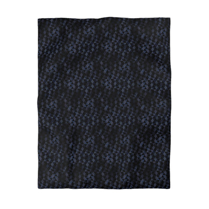 Shadow Facets  Microfiber Duvet Cover
