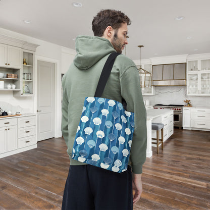 Oceanline Shells Canvas Tote Bag
