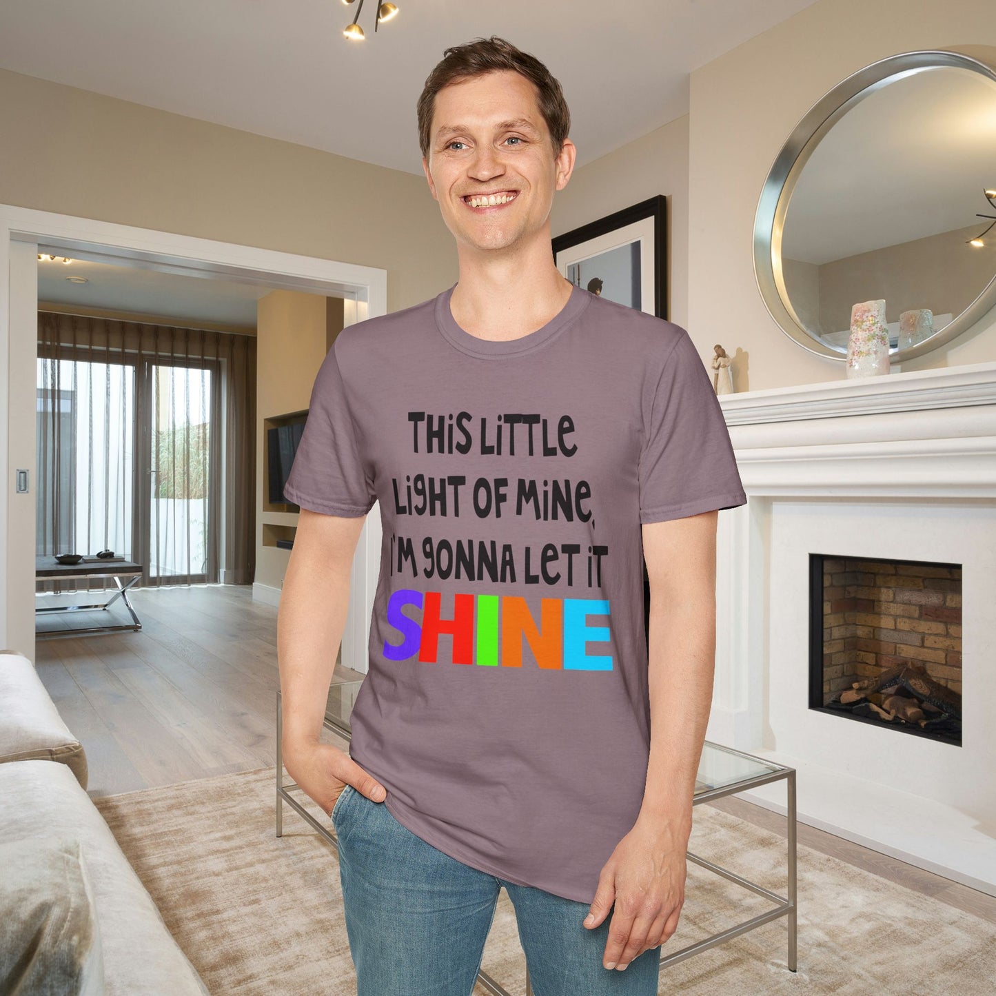 This Little Light of Mine I'm Gonna Let It Shine Adult T-shirt