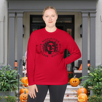Beetlejuice x3 Adult Long Sleeve Tee