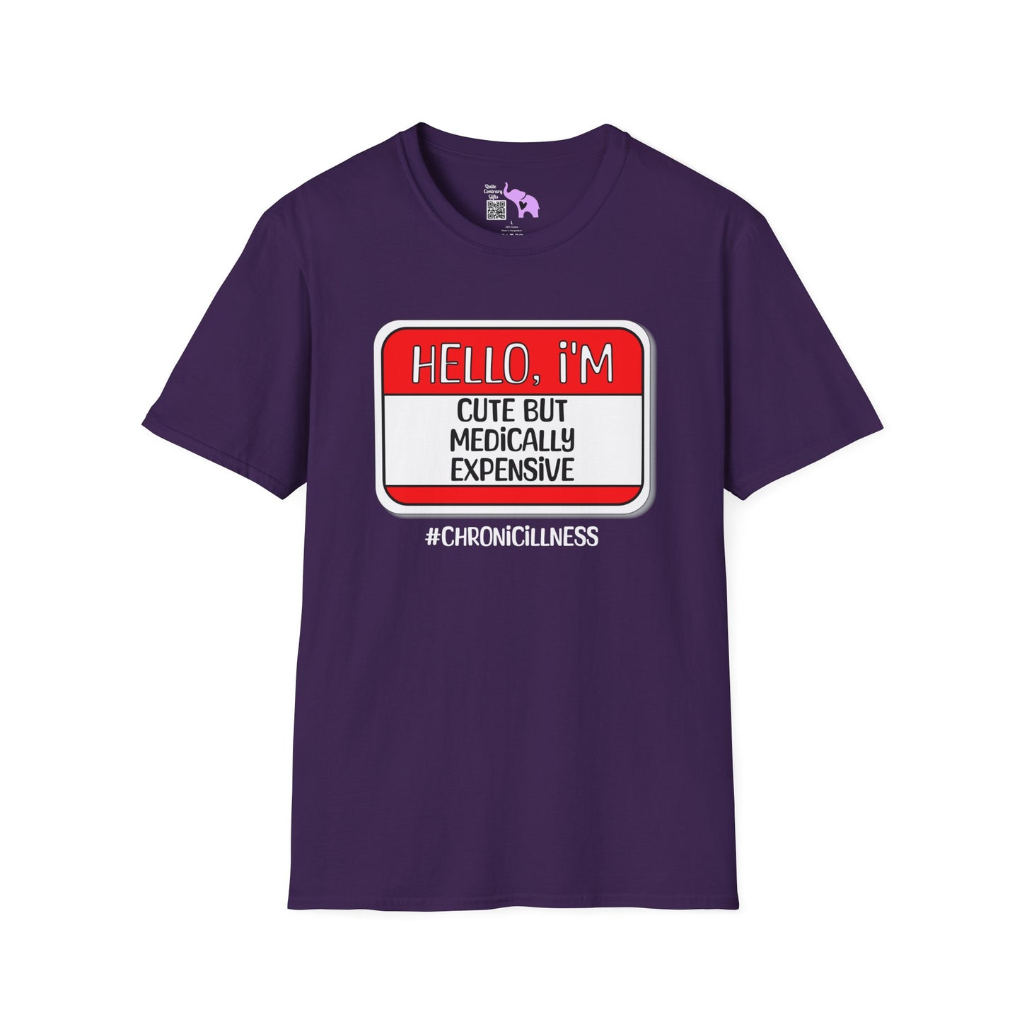 Hello, I'm Cute But Medically Expensive Adult T-shirt