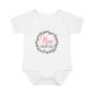 Pink Milestone Wreath Onesie-Nine Months