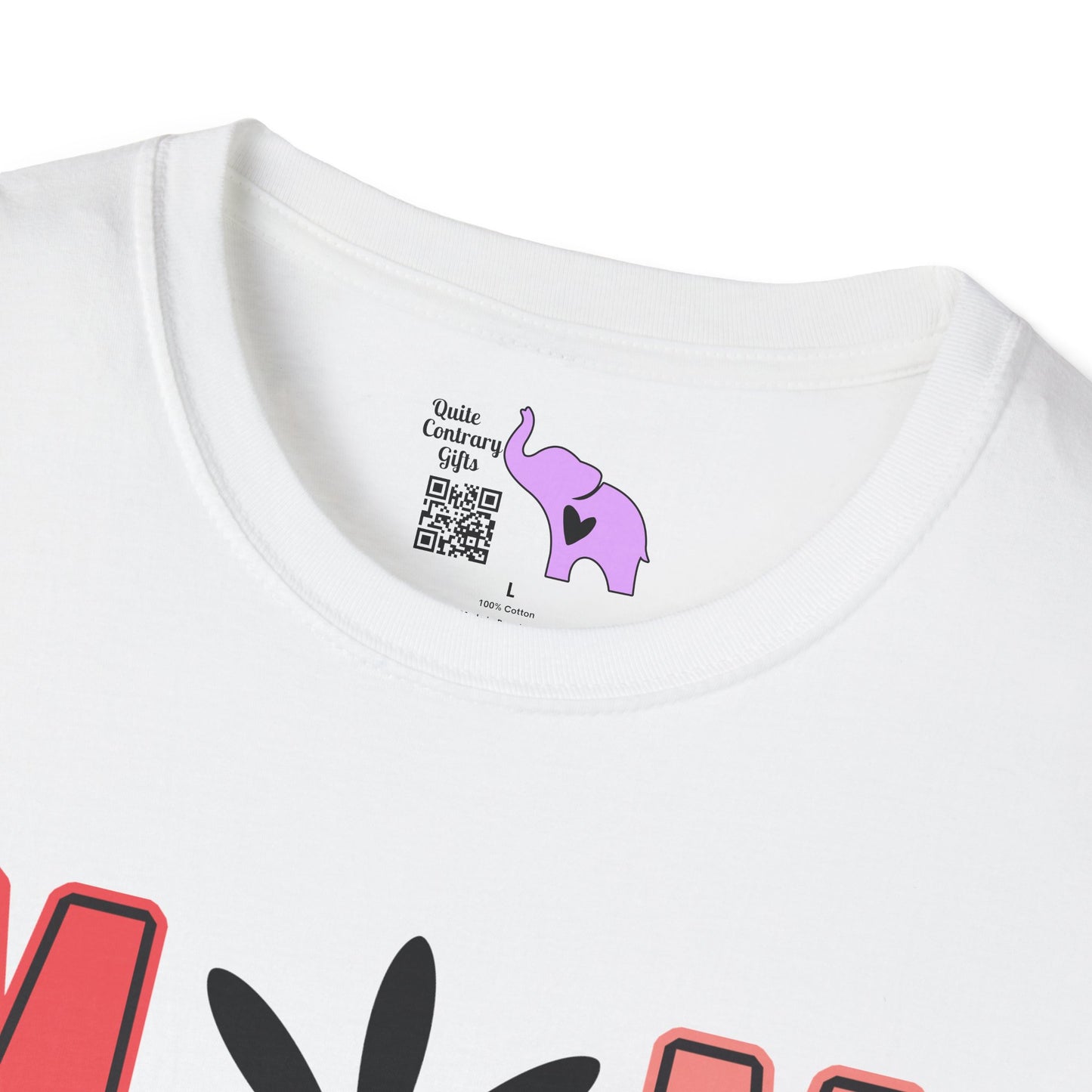 Mom The Heart Of The Family Adult T-shirt
