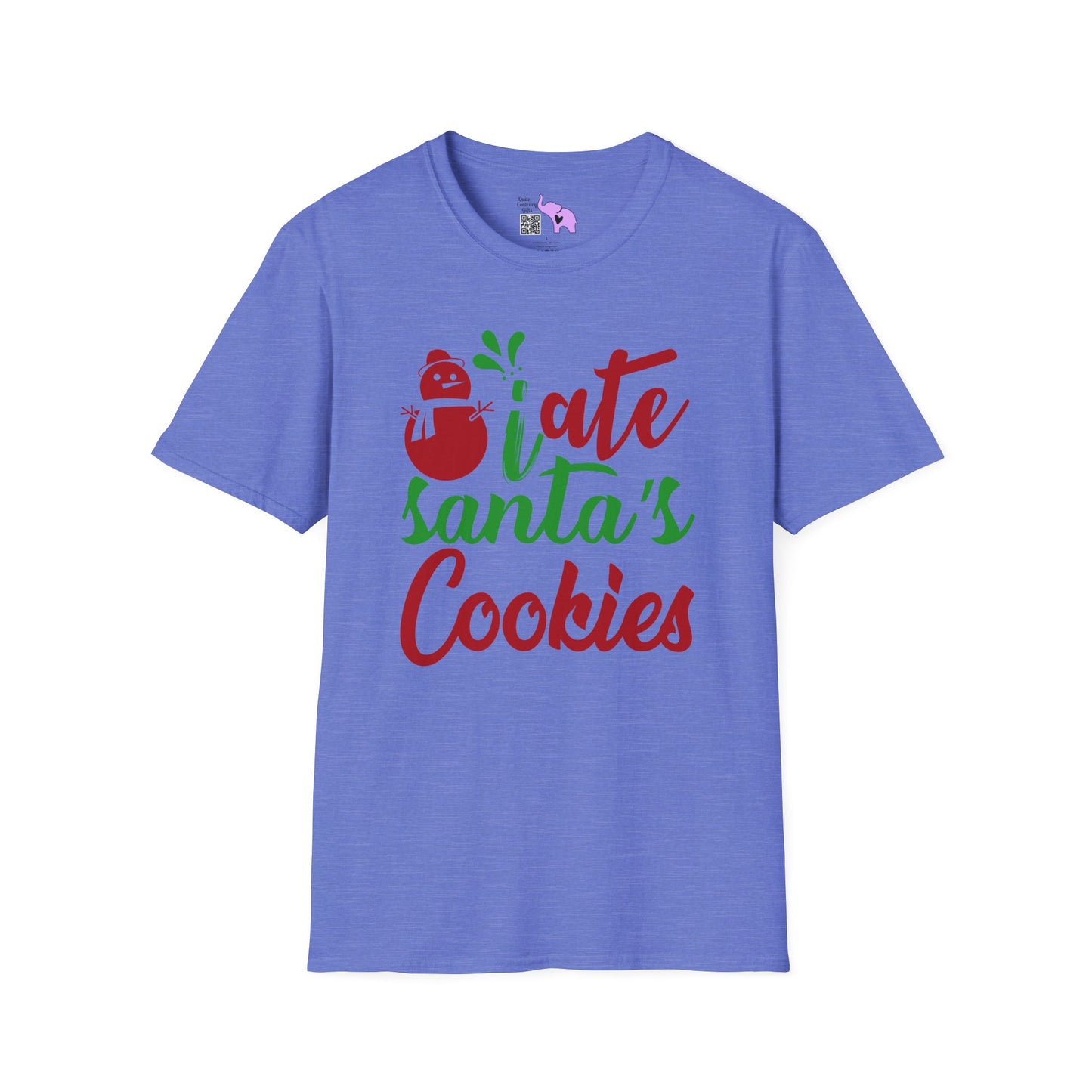 I Ate Santa's Cookies Adult T-shirt