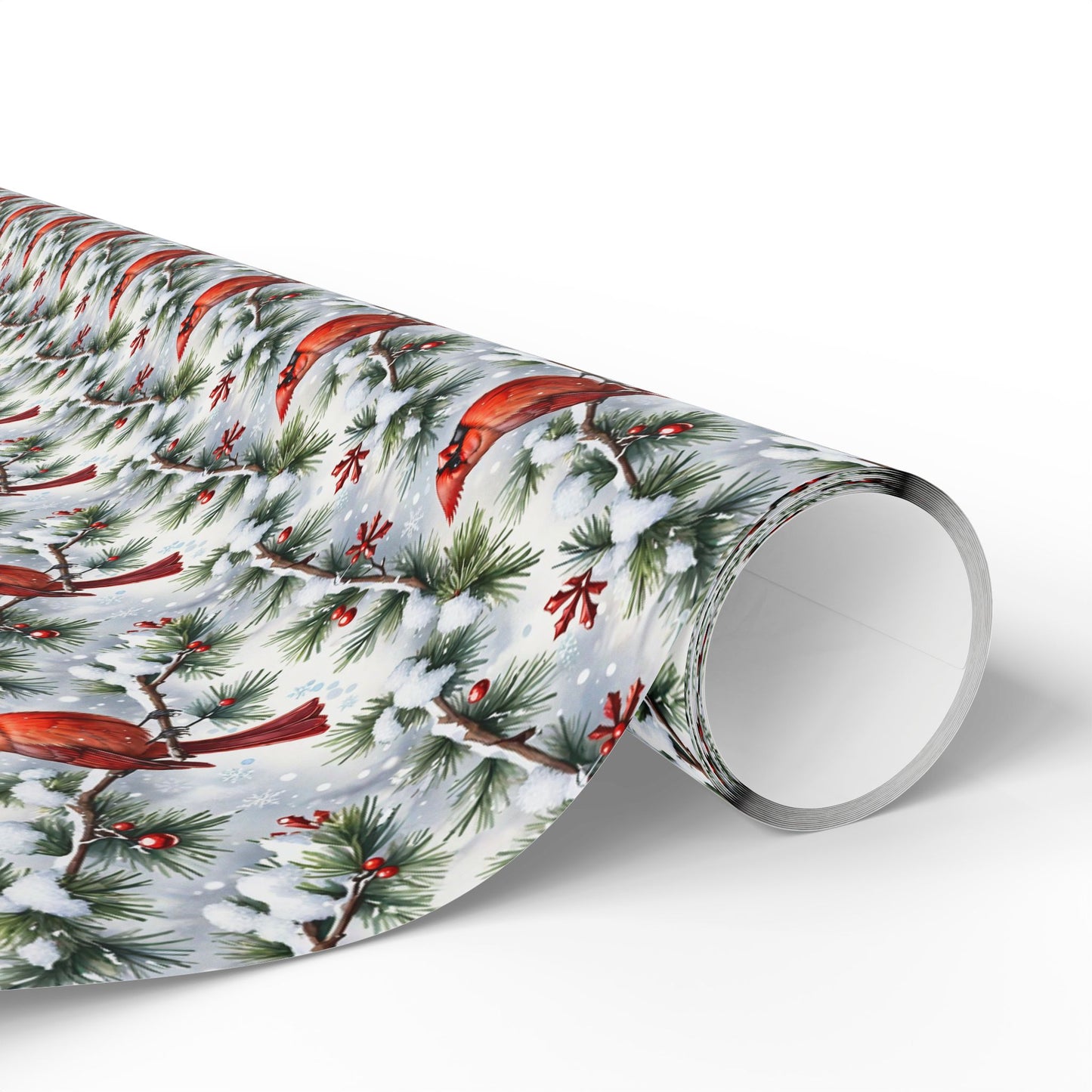 Cardinal Winter Elegance Wrapping Paper