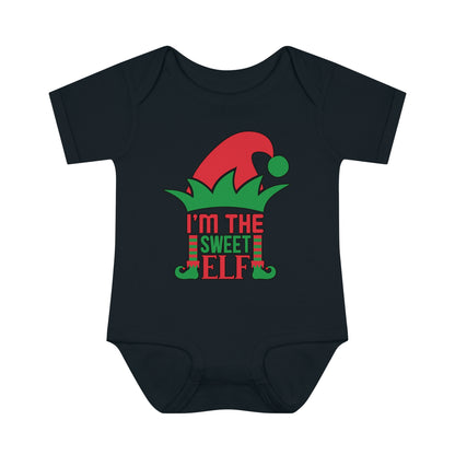 I'm The Sweet Elf Infant Baby Rib Bodysuit