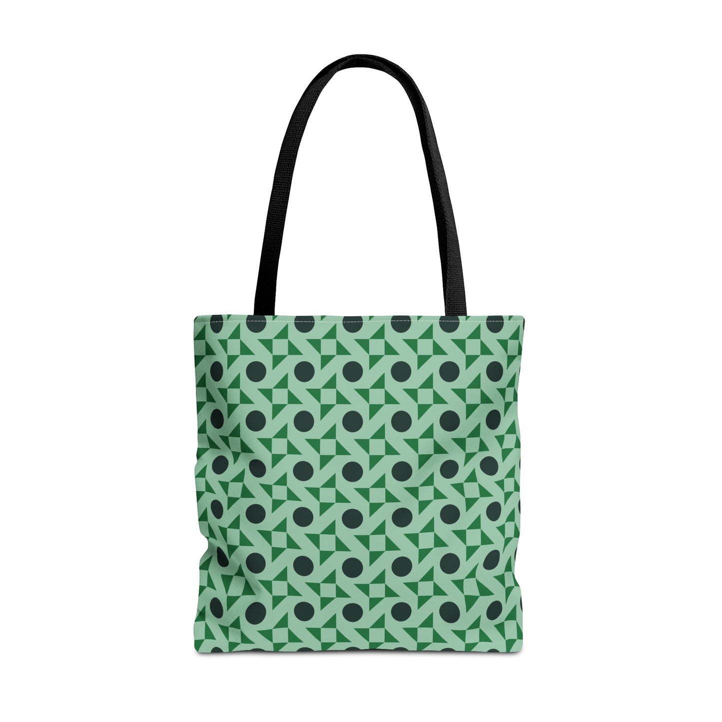 Emerald Pinwheels Canvas Tote Bag