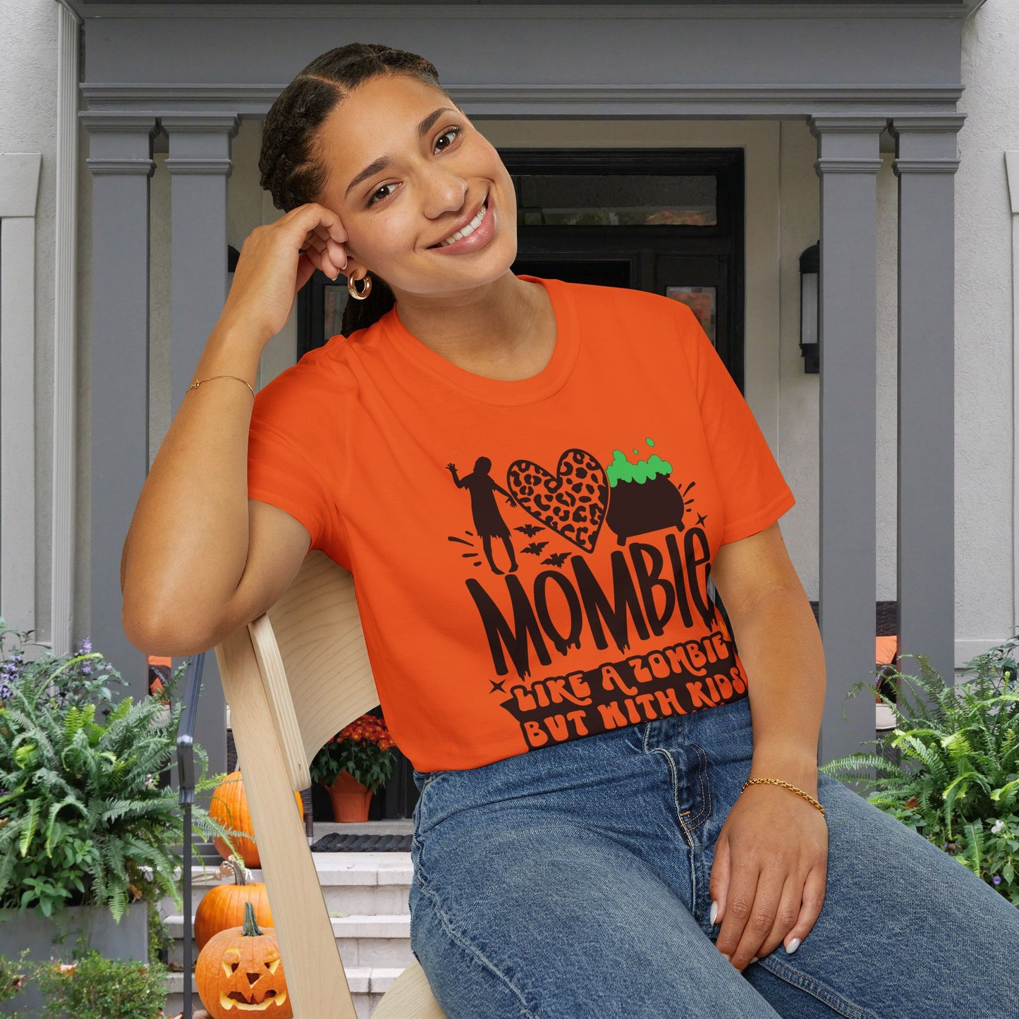 Mombie Like A Zombie But With Kids Adult T-shirt