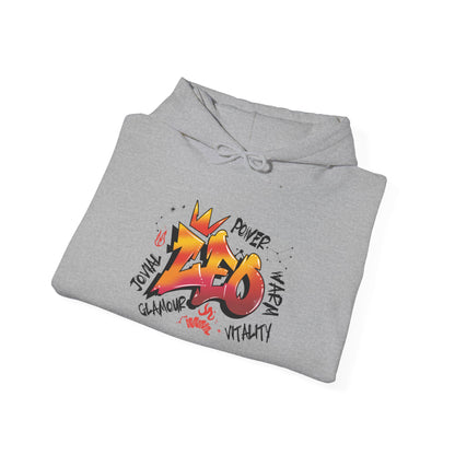 Leo Street Art Heavy Blend™ Hooded Sweatshirt