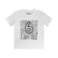 I Am Six Typography Youth Softstyle Tee