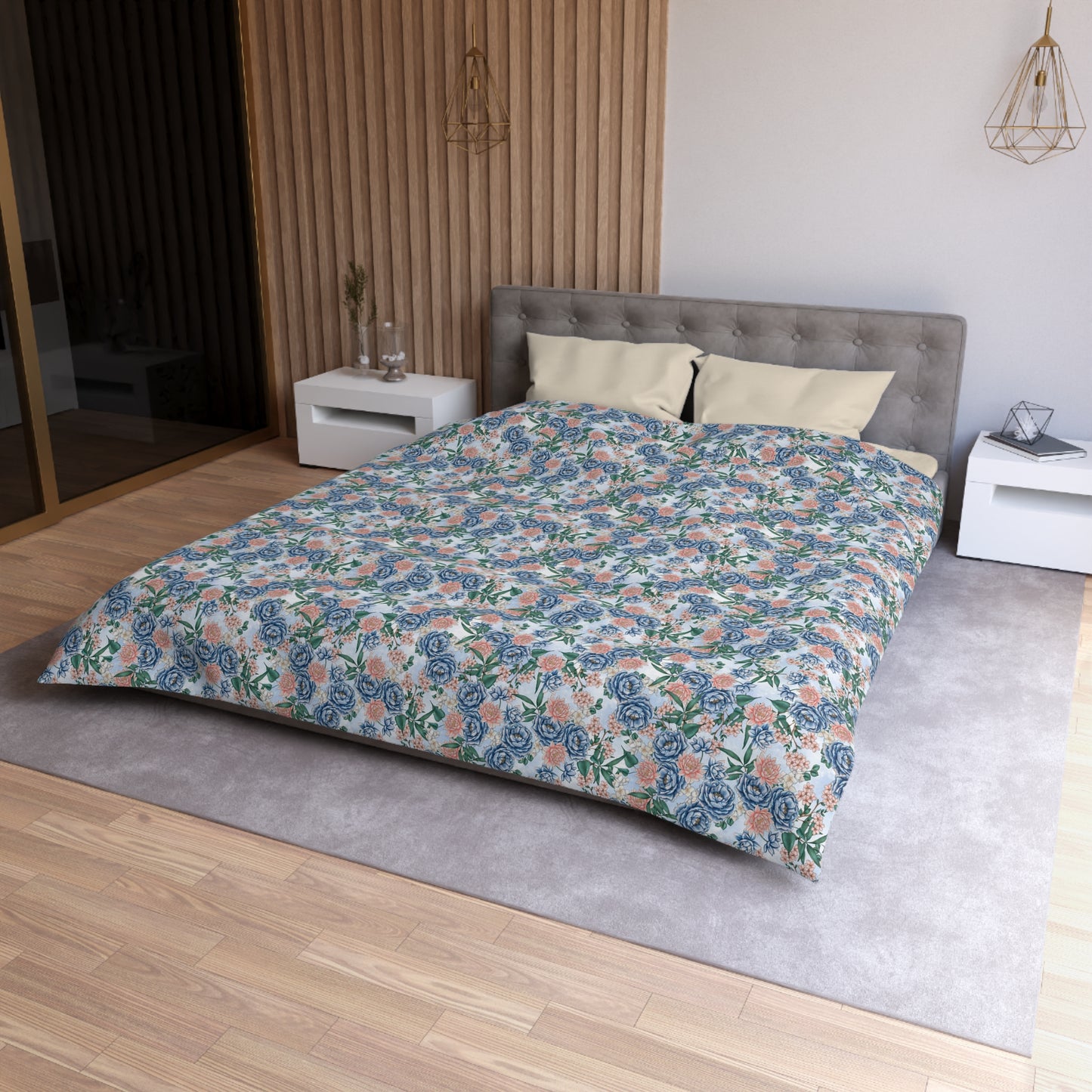 Tranquil Garden Microfiber Duvet Cover