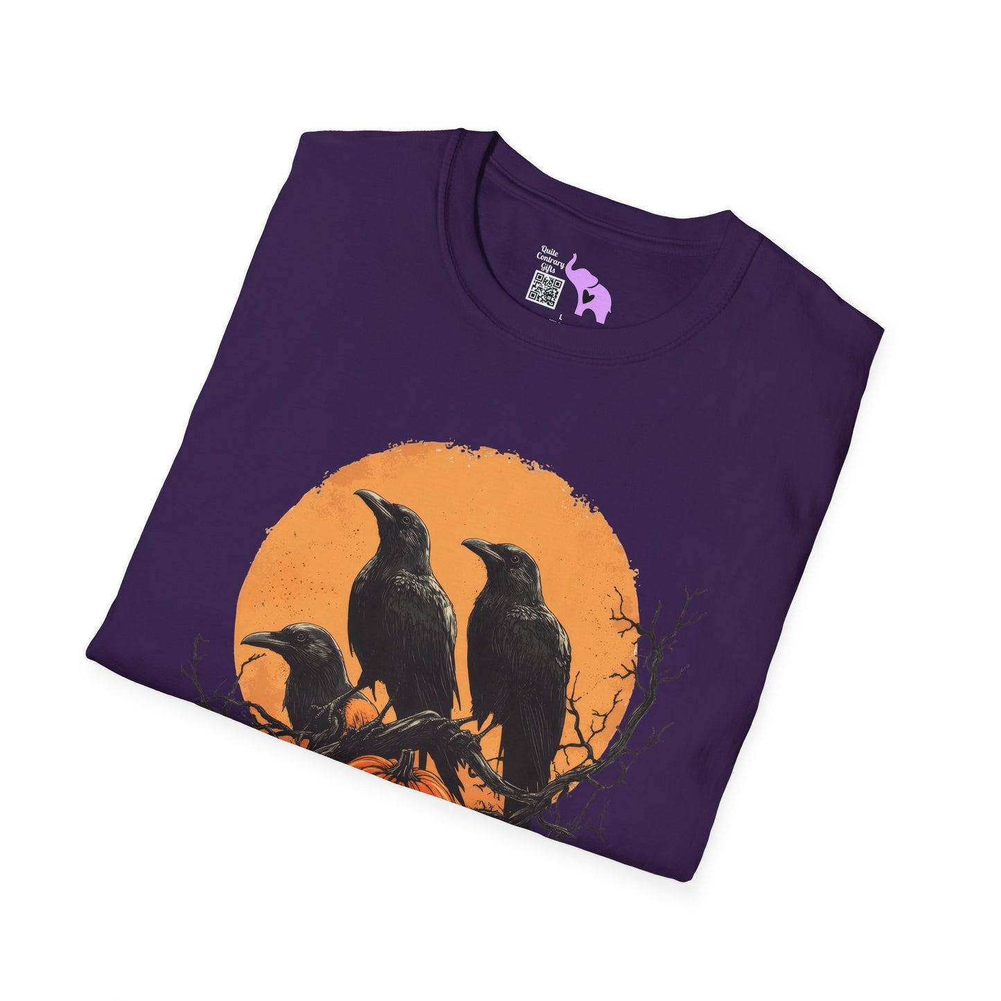 Halloween Crows 4 Adult T-shirt