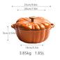 Pumpkin Shaped Cast Iron Enamel-coated Pot