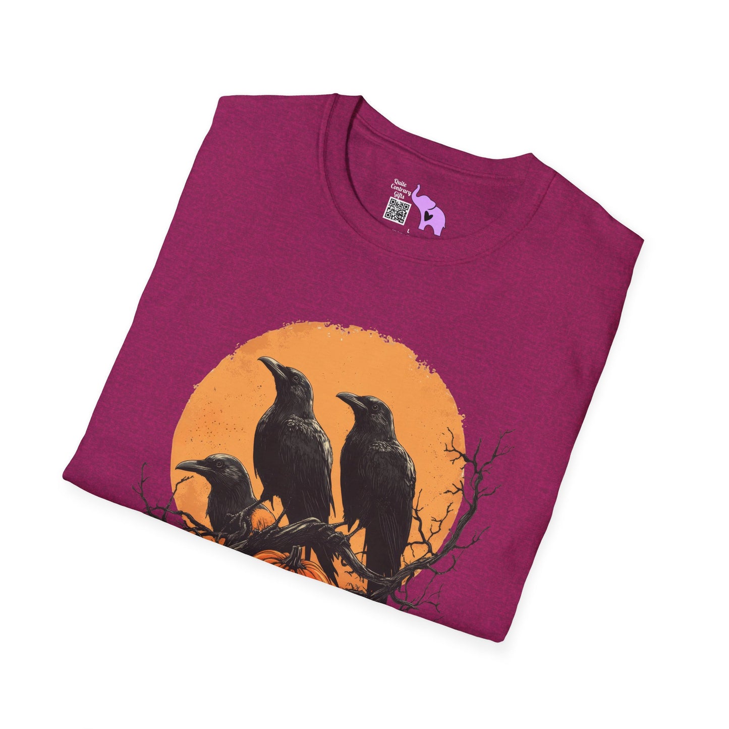Halloween Crows 4 Adult T-shirt