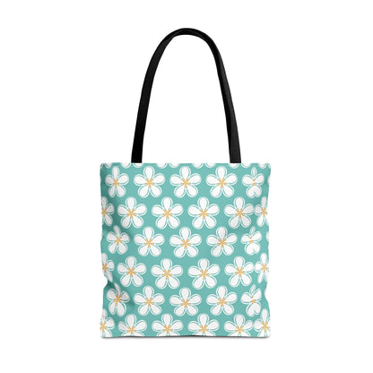 Tealberry Blooms Canvas Tote Bag