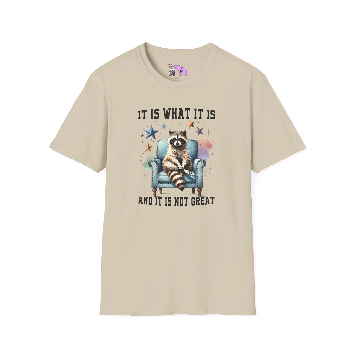 It Is What It Is And It's Not Great Racoon (2) T-shirt