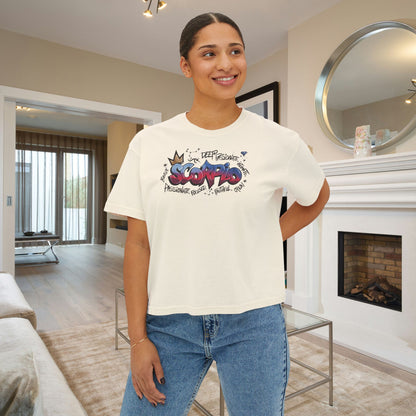 Scorpio Street Art Women's Boxy Tee