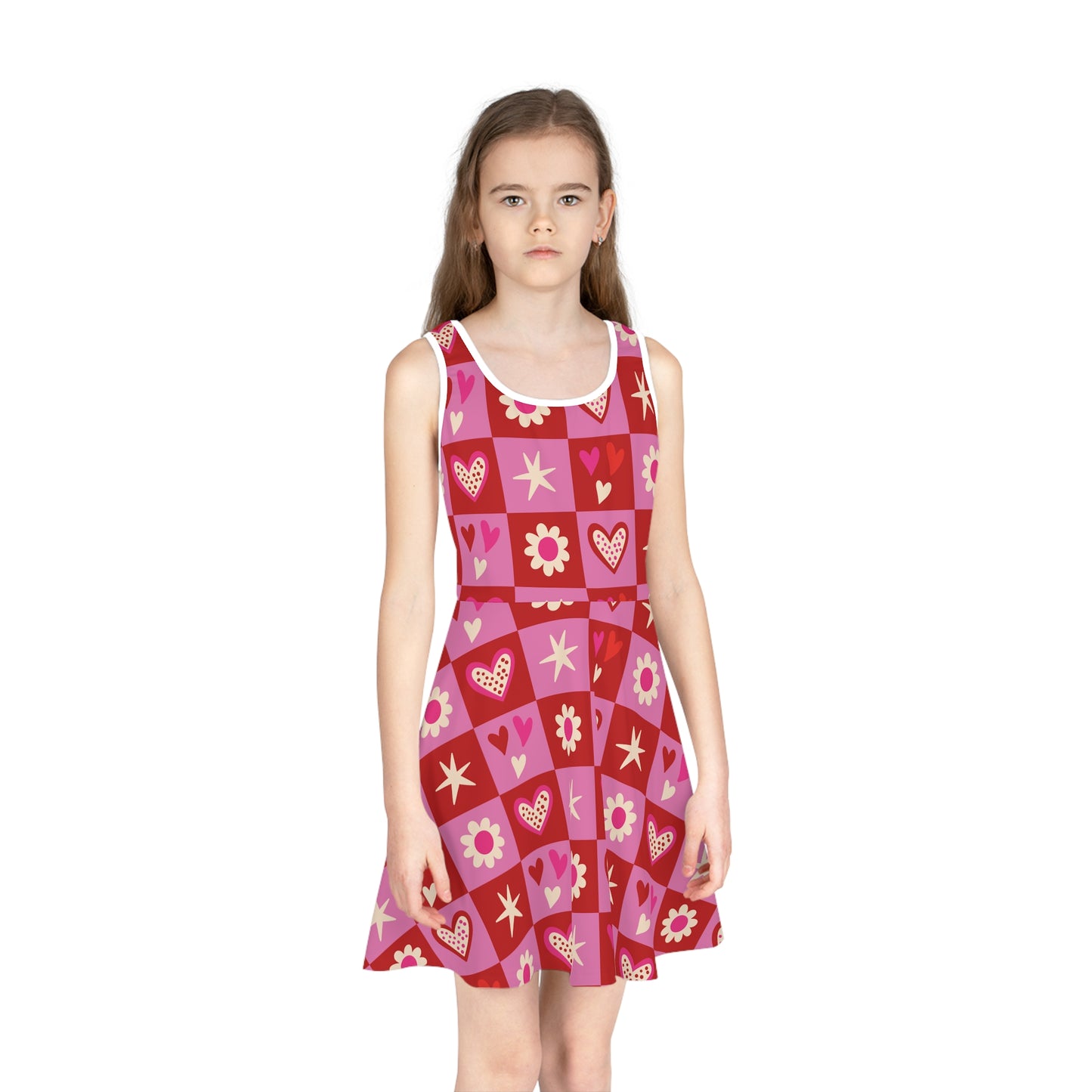 Valentine Toss Girls' Sleeveless Sundress