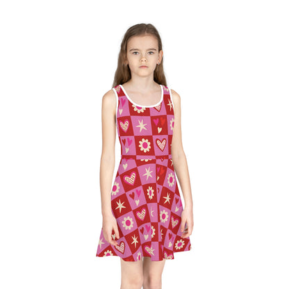 Valentine Toss Girls' Sleeveless Sundress