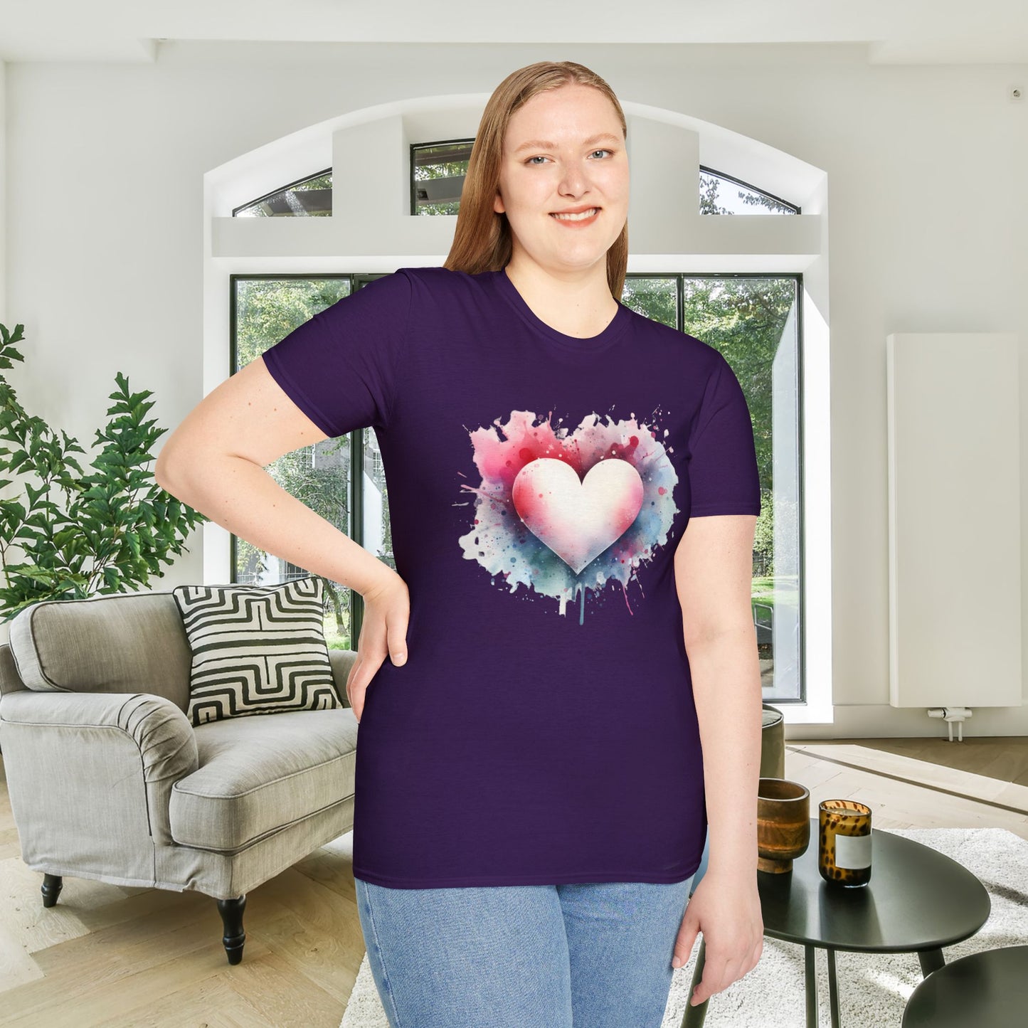 Painted With Love Adult T-shirt