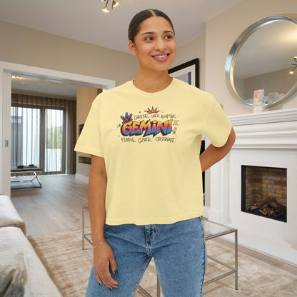 Gemini Street Art Women's Boxy Tee