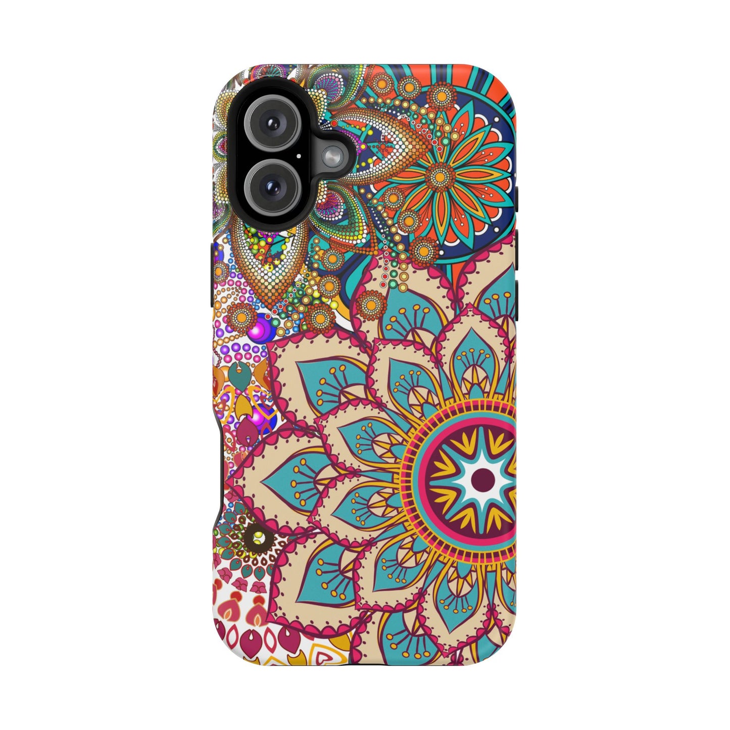 Colorful Mandala MagSafe® Compatible Tough Case for iPhone
