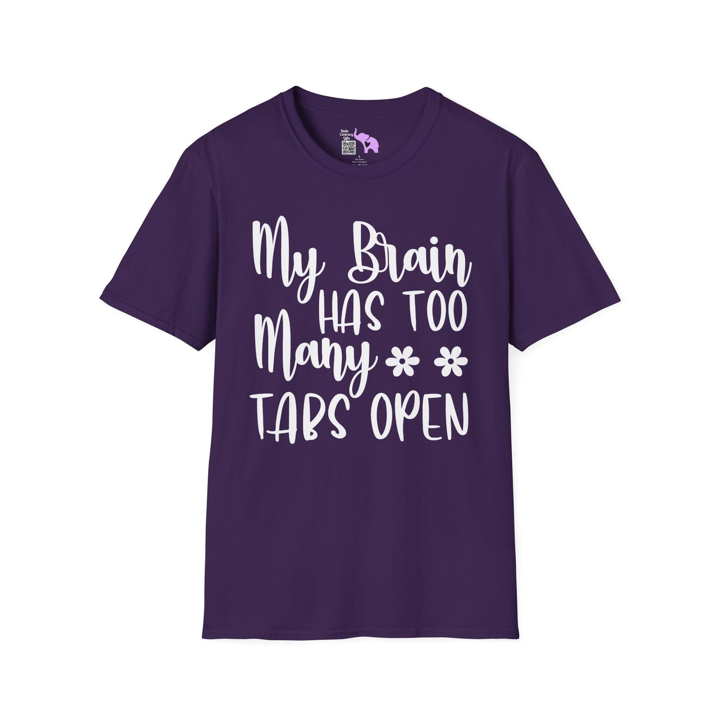 My Brain Has Too Many Tabs Open Adult T-shirt