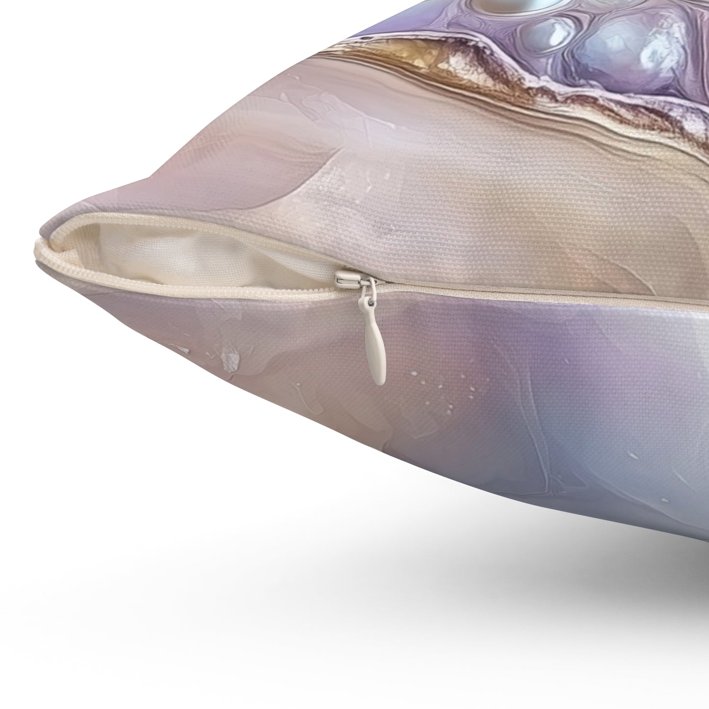 Purple Opalescent Dreams Throw Pillow