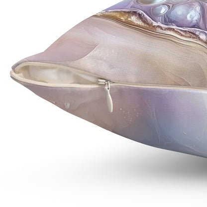 Purple Opalescent Dreams Throw Pillow