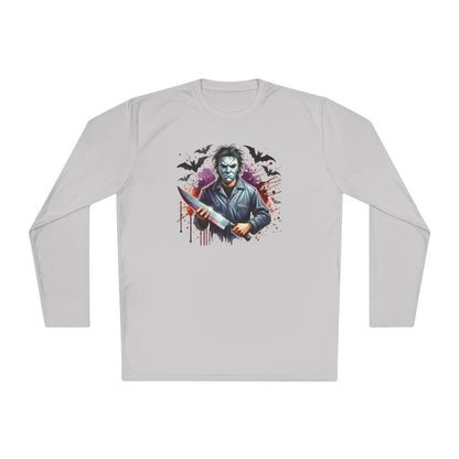 Creepy Halloween Killer Unisex Lightweight Long Sleeve Tee