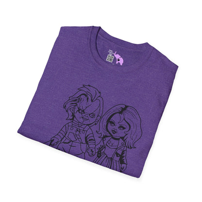 Chucky with His Bride Adult T-shirt