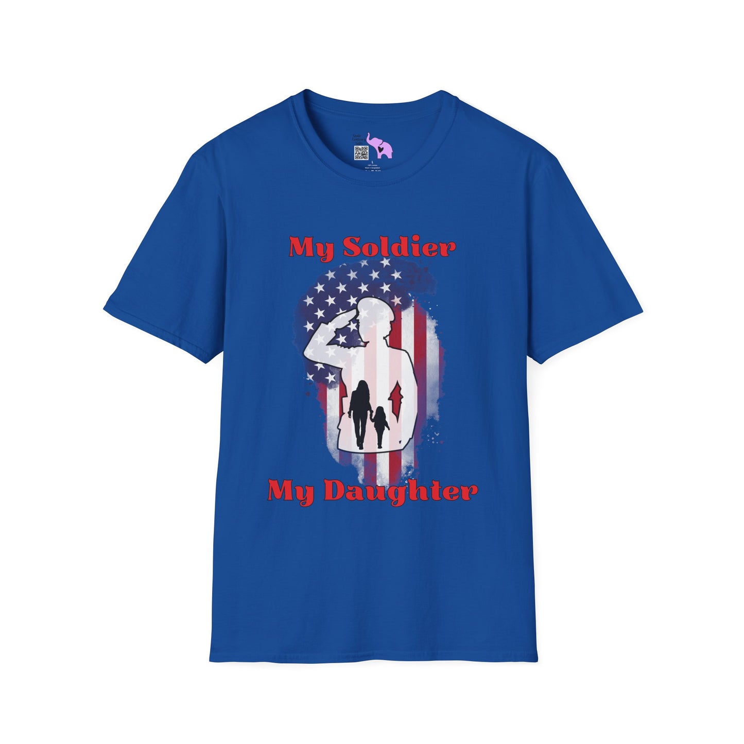 My Soldier My Daughter (Mom) Adult T-shirt