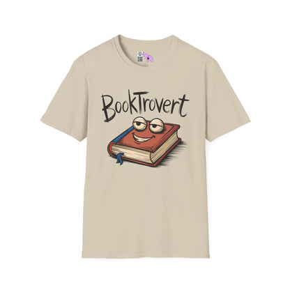 Booktrovert (Cartoonish Book) Adult T-shirt