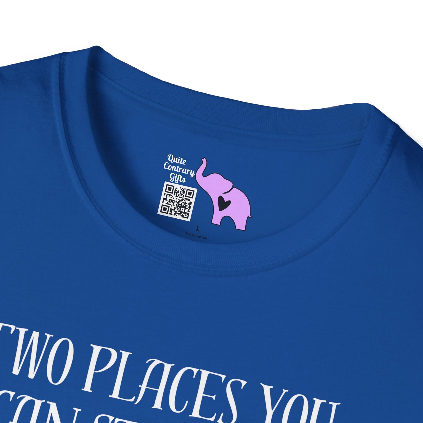 2 Places You Can Stay For Free: Your Lane & Out of My Business Adult T-shirt