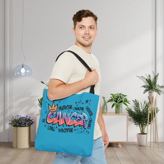 Cancer Street Art Canvas Tote Bag