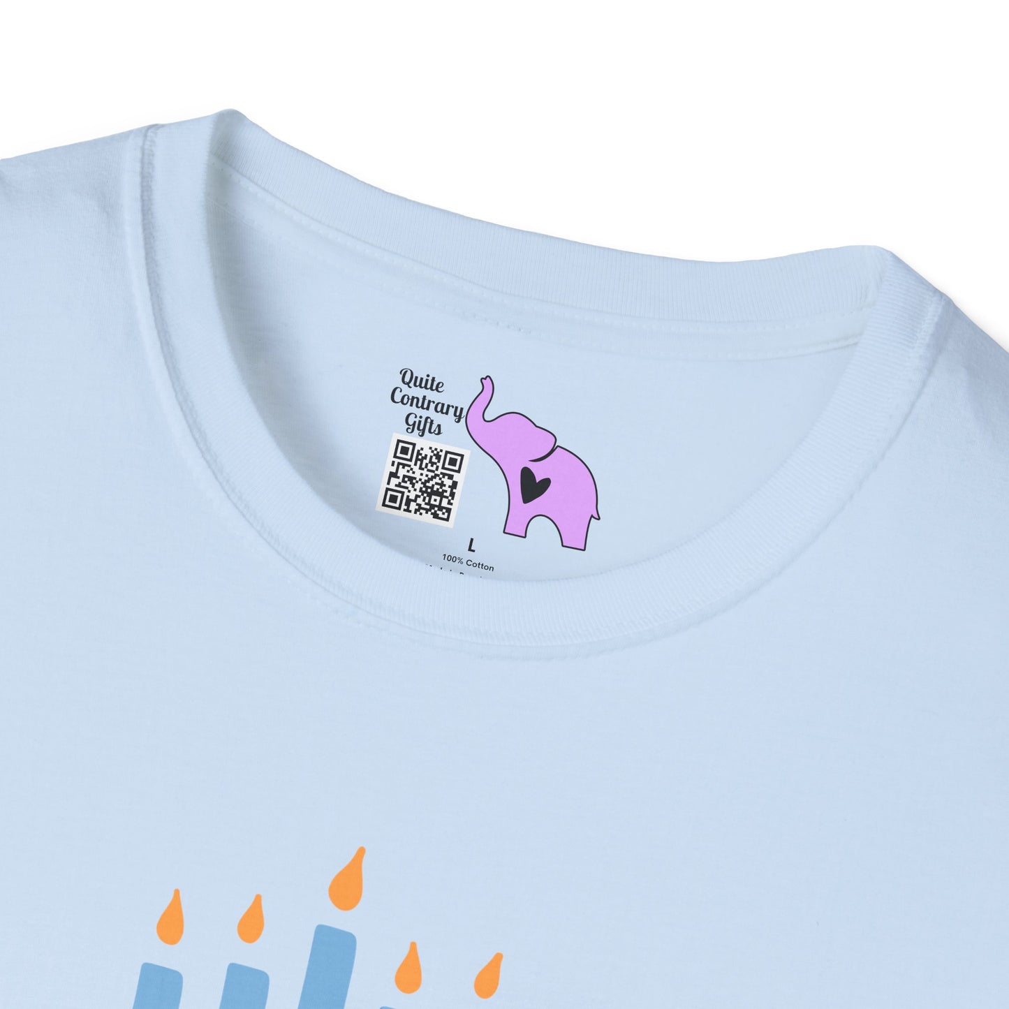 Hanukkah Love Light Latkes Adult T-shirt