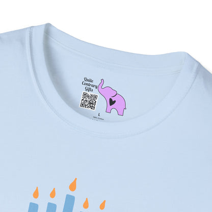 Hanukkah Love Light Latkes Adult T-shirt