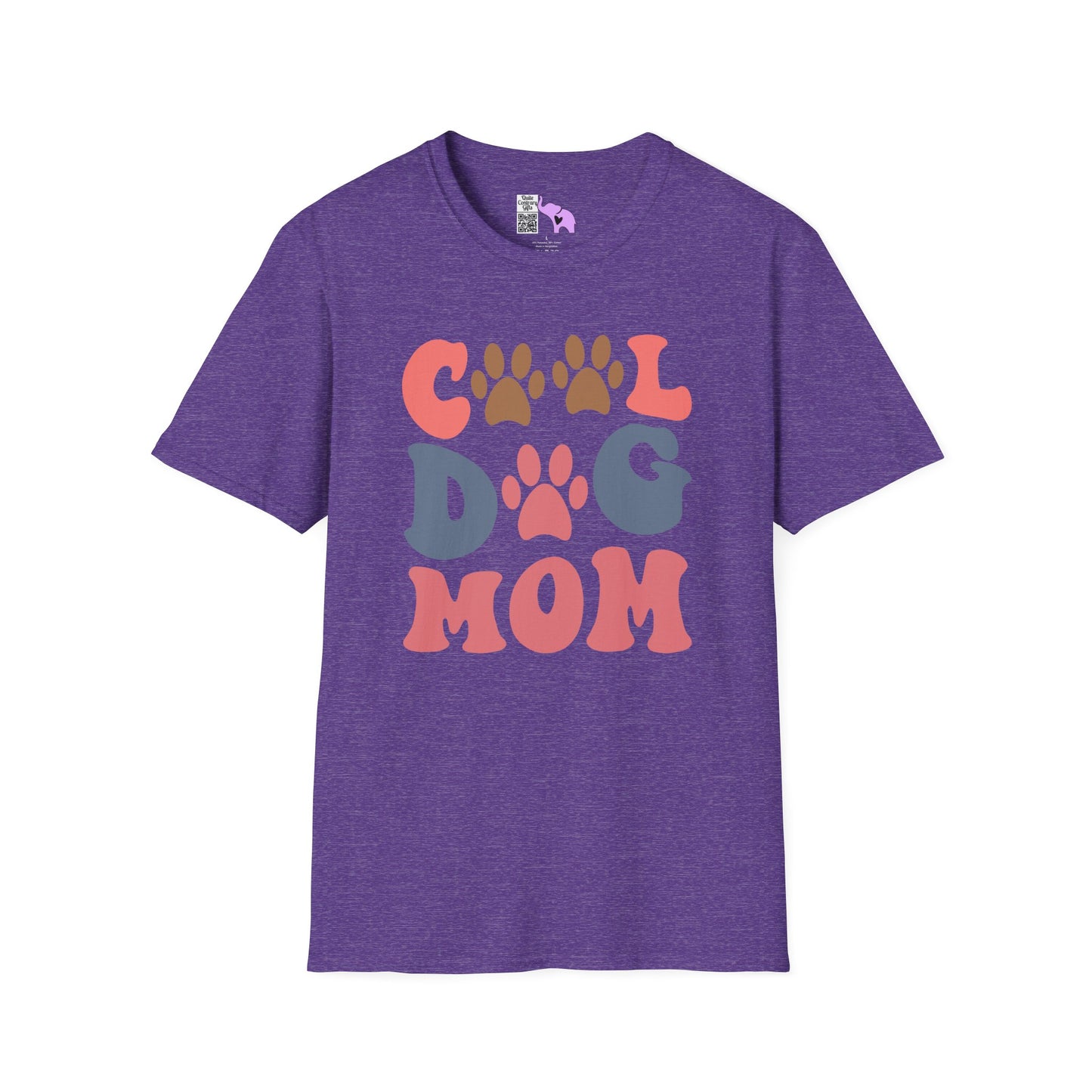 Cool Dog Mom Adult T-shirt