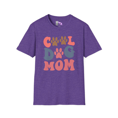 Cool Dog Mom Adult T-shirt