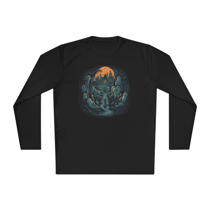 Creepy Ghost 13 Adult Long Sleeve Tee