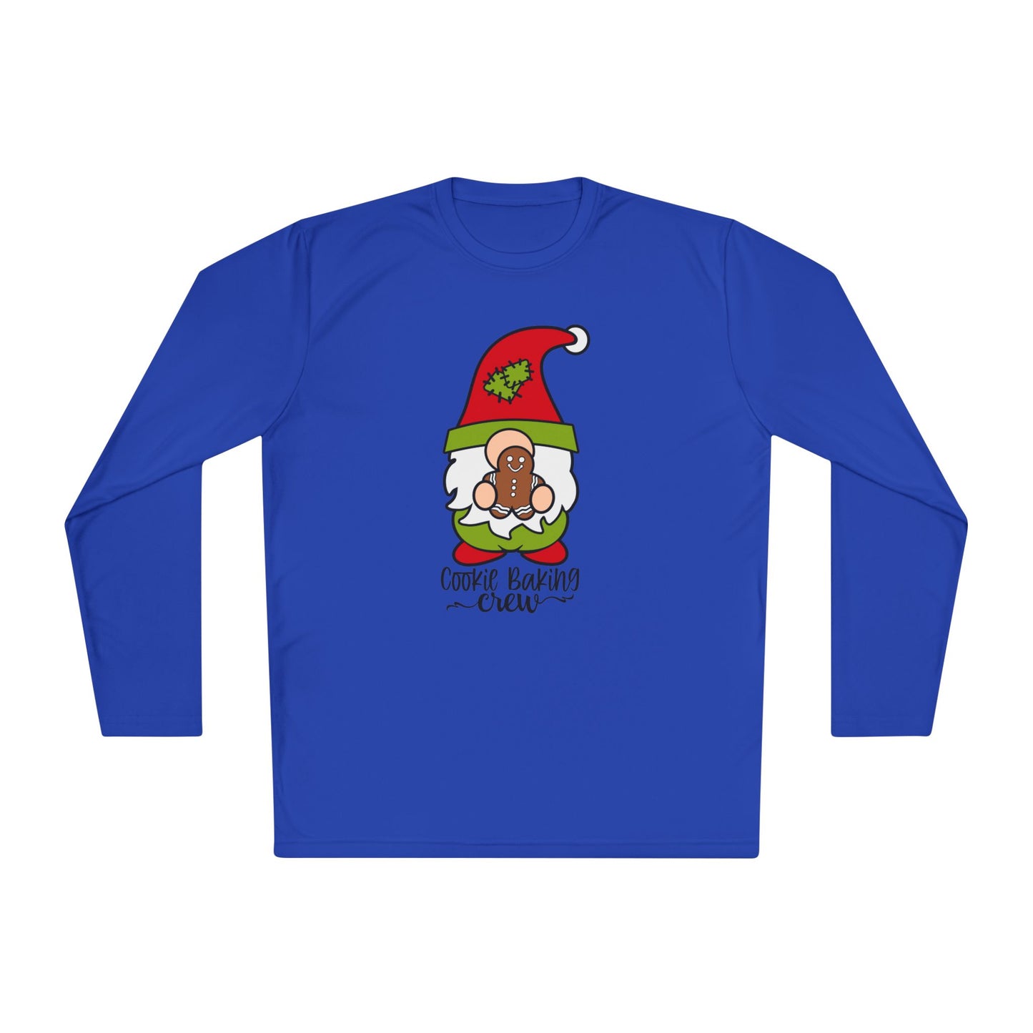 Cookie Baking Crew Gnome Adult Long Sleeve Tee